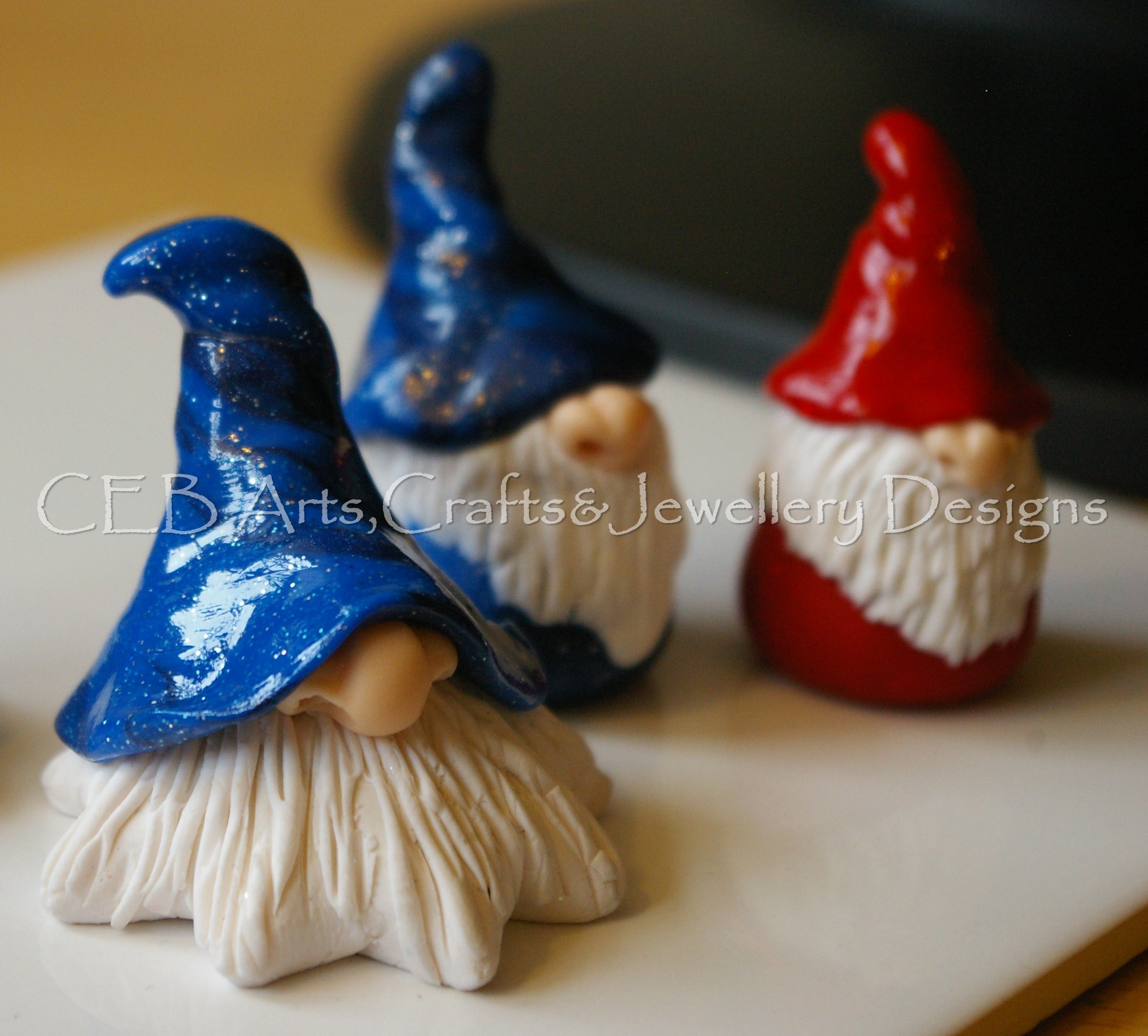 My Handmade Polymer Clay Gnomes | cebartscraftsandjewellerydesigns